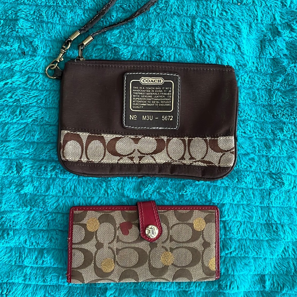 2 Coach Wallet’s - image 1
